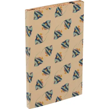 Jednorázové nádobí Reklamní CreaSleeve Kraft 105 papírový kraftový rukáv na zakázku, přírodní