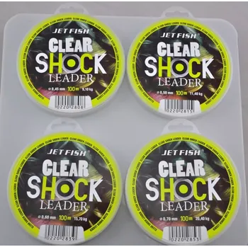 JET FISH Clear Shock Leader - 100m - 100 m - 0,70 mm (20,40 kg)