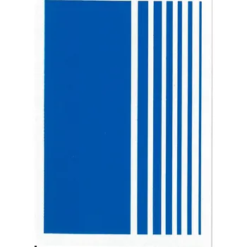 Plastikový model Obtiskové pruhy - modré