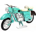 MZ ES 250 1:24 - Atlas East European Motorbikes - časopis s modelem MZ ES 250 - kovový model motorky 1/24