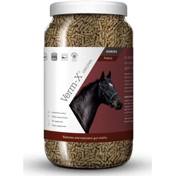 Verm-X Přírodní pelety proti střevním parazitům pro koně 750g