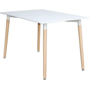Jídelní stůl Jídelní stůl FARUK 120x80 cm, bílý + vyzvednutí ZDARMA