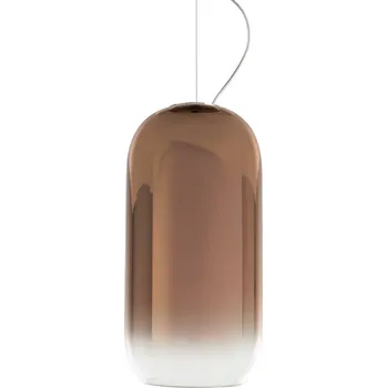 Artemide Gople Mini závěsné světlo, bronz/černá - Ø stříšky 19 cm bronzová 1 x 6 W LED - Doprava zdarma