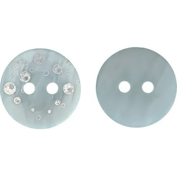 Knoflík Knoflík halenkový zelenkavý art. 40627.24.7 - Zelenkavá, 15 mm