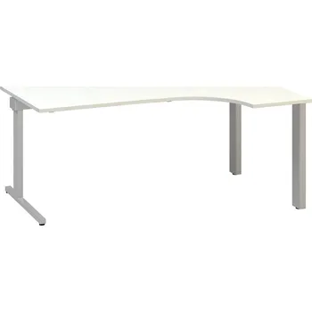 Psací stůl Ergonomický stůl ProOffice C 180 x 120 cm, pravý, bílá