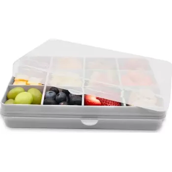 MELII snackle box na svačinu 1368 ml šedá