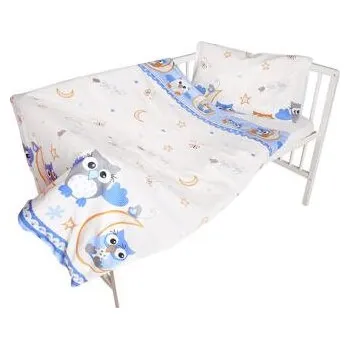 Povlečení Cosing 2-dílná sada povlečení Comfort - Sova 2 modrá