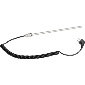 Radiátor Elektrická topná tyč bez termostatu, kroucený kabel/černá, 300 W