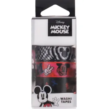 Lepicí páska Paper Design Samolepící páska Washi papírová Mickey Mouse 15mmx