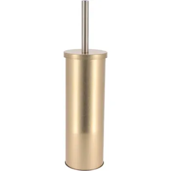WC štětka WC kartáč v nádobě Andres zlatý
