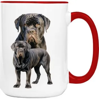 Pánské tričko Hrnek velký barevný s potiskem Neapolský černý