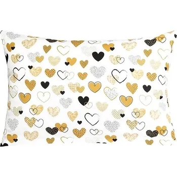 Bellatex 90/161 60 × 40 cm, srdce hořčicové