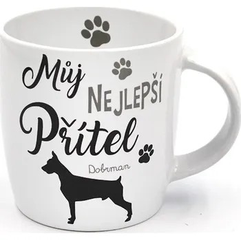 Nekupto Hrnek s potiskem - Dobrman