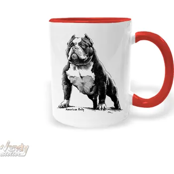 Hrnek - American Bully Barva: Červená