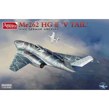 Plastikový model Amusing Hobby 1/48 Me 262 HG III 'V Tail'