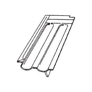 betonová krytina Bramac Granát 13 engoba taška krajní pravá antracitová