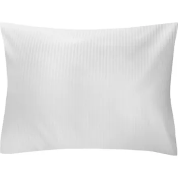 Povlak na dekorativní polštářek BAVLNĚNÝ POVLAK NA POLŠTÁŘ STRIPES4 50X60 CM BÍLÁ