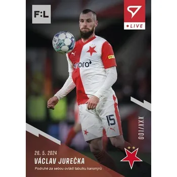 Karetní hra Fotbalová karta Fortuna Liga 23-24 L-44 Václav Jurečka