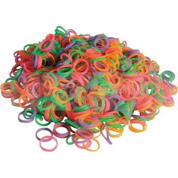 Kosmetika pro psa Latexové gumičky Show Tech - na top knot 100 ks Barva: růžová