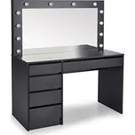 Toaletní stolek Hollywood XL, černá