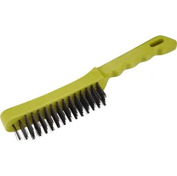 Drátěný kartáč kartáč ocelový 5řadý, plastová rukojeť, 275mm