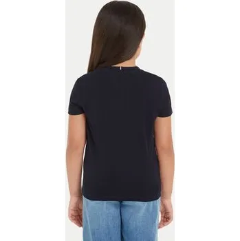 Pánské oblečení Tommy Hilfiger T-Shirt KG0KG08007 Tmavomodrá Regular Fit 16Y
