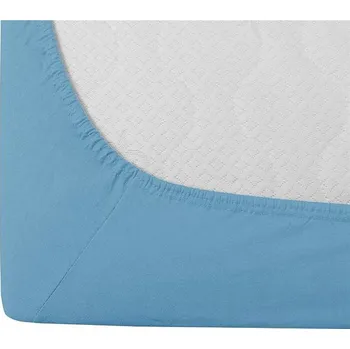 Prostěradlo TEXTILOMANIE Jersey světle modré 90 × 200 cm