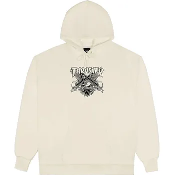 Pánská mikina mikina Thrasher Eaglegram X Antihero Hood - Sand XL
