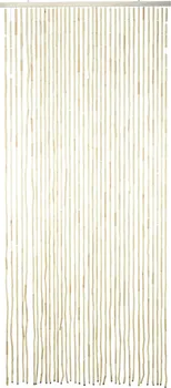 Bambusový závěs na dveře béžový 90 x 200 cm