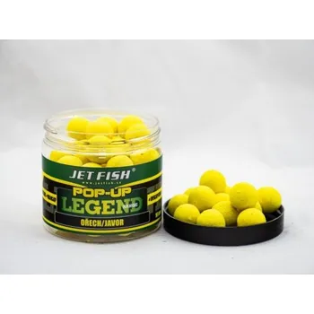 Boilies Jetfish Jet Fish Pop-up Legend Range - Ořech/Javor - 12mm