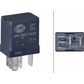 Relé, pracovní proud HELLA 4RA 933 714-631
