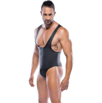 Pánské erotické prádlo Svenjoyment Ringer Style Body Elegant Matte Look 2150492 Black Velikost XXL