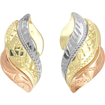 Náušnice Leru Zlaté náušnice montáž 476