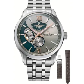 Dárkový set hodinek Orient Star Contemporary Layered Skeleton RE-AV0B09N