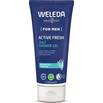 Sprchový gel WELEDA - Active Fresh 3 v 1 Shower Gel 200ml