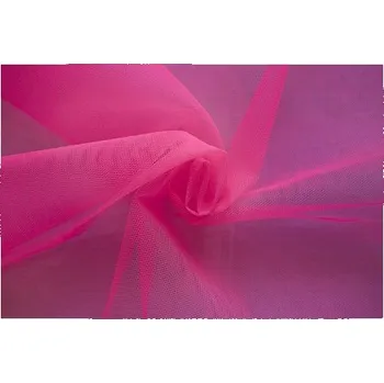 Metráž - Tyl NEON RŮŽOVÝ 1,5m - Růžová, 150 cm