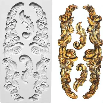 Forma na pečení Silikonová formička ornamenty 25x12,5cm - Cakesicq