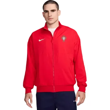 Pánská casual bunda Pánská fotbalová bunda Nike Portugalsko 2024 Anthem červená