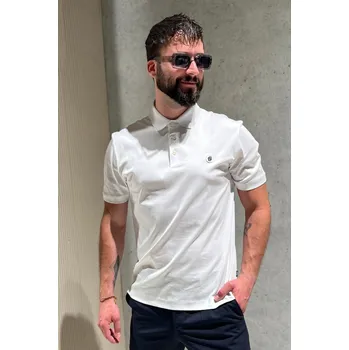 Pánské tričko Pánské polo tričko BOSS Black 50520297 bílé Velikost: M