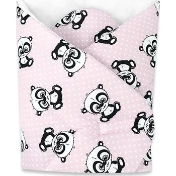 Zavinovačka COSING Sleeplease Pandy Tečky růžová