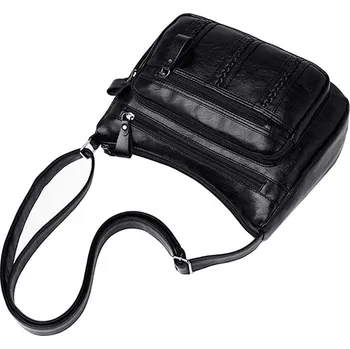 Kabelka Koženková kabelka s kapsami Velikost: ONE SIZE