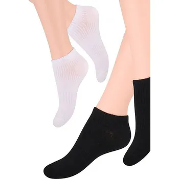 Pánské ponožky Dámské ponožky Steven Sportowe art.024 bílá 38-40