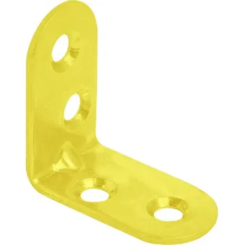 Tesařské kování MARK KYRC Úhelník stoličkový s prolisem 30x30x16x1.5 mm