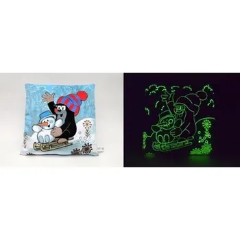 plyšák Polš.30x30cm Krtek lum., zima