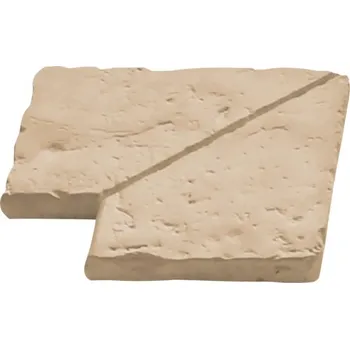 Venkovní dlažba Bazénový lem Bradstone Old Town roh 45 x 45 x 4 cm hnědý