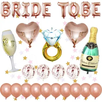 Svatební dekorace Flamenco Mystique Sada balónků pro nevěstu BLN02