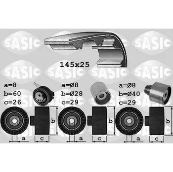 Rozvod motoru Sada rozvodového řemene, , SASIC, 1756087
