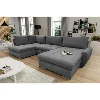 Sedací souprava FALCO Sedací souprava Calista pravá tmavě šedá