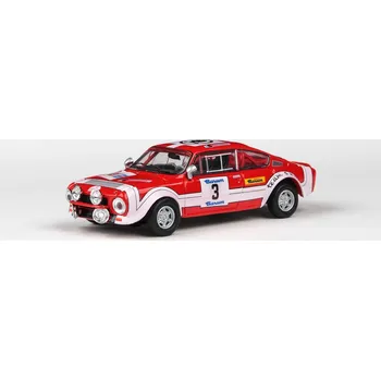 autíčko ABREX - Škoda 200RS (1974) 1:43 - Barum Rallye 1974 #3 Šedivý - Janeček