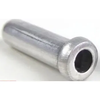 Lanko pro jízdní kolo Koncovka na lanka Saccon ALU stříbrná